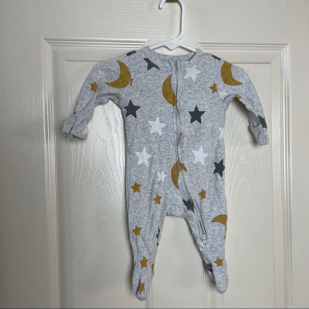 Stars & Moon Print Onesie